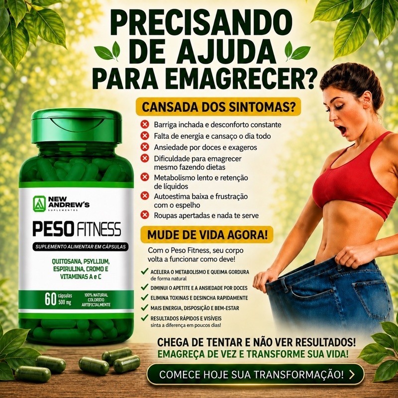 New Quitosana + Spirulina + Psyllium + Cromo + Vitamina A e C| Suplemento Alimentar Original | 600mg