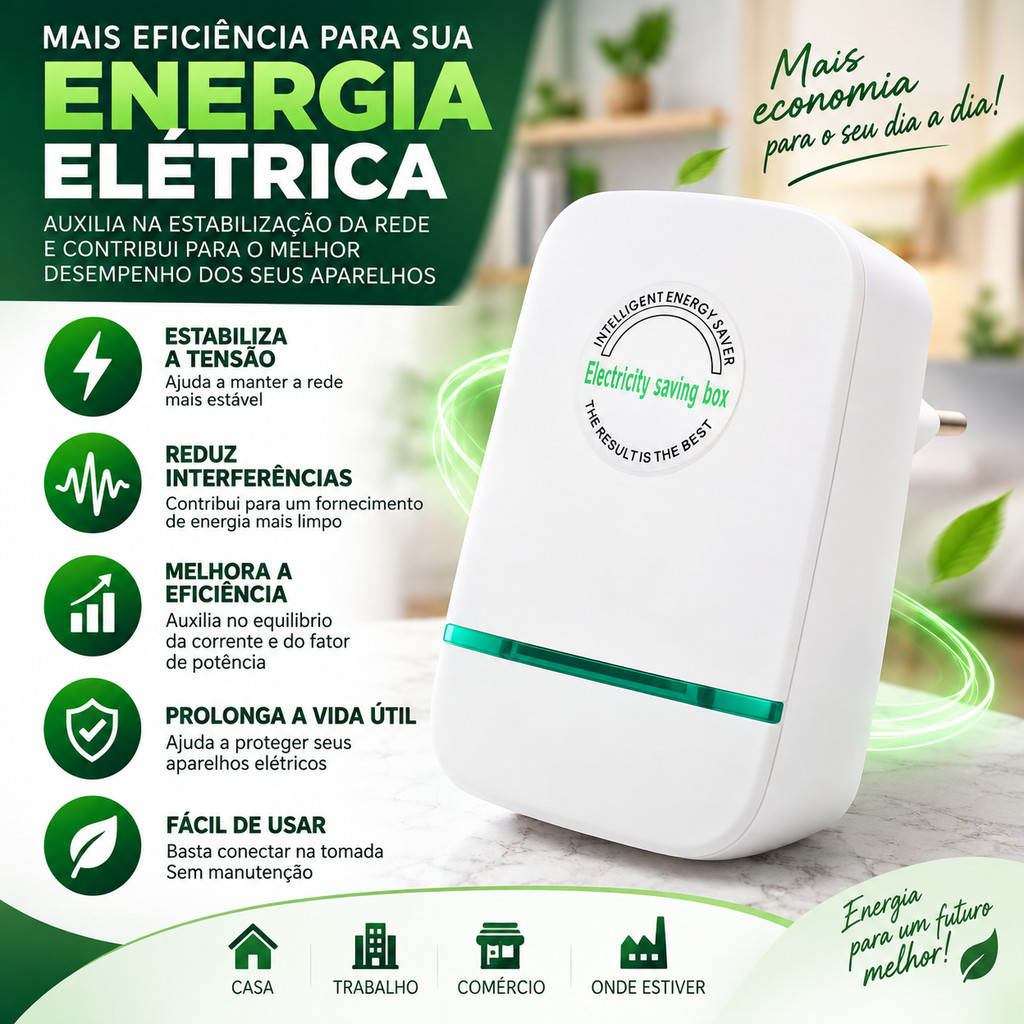 Save Box Aparelho Reduz Consumo Energia Elétrica