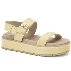 Sandalia Feminina Plataforma Casual Papete Ramarim Original