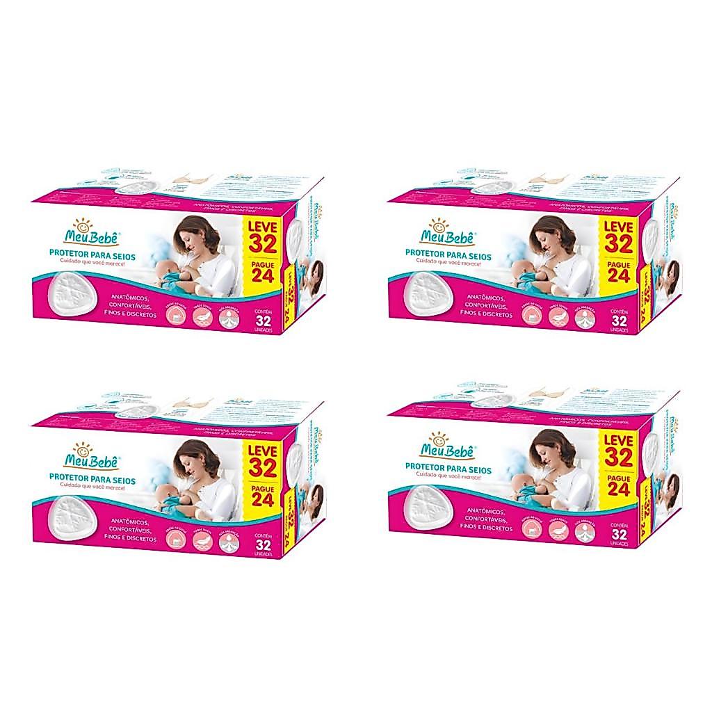 Absorvente para Seios Meu Bebe Leve 128 pague 96