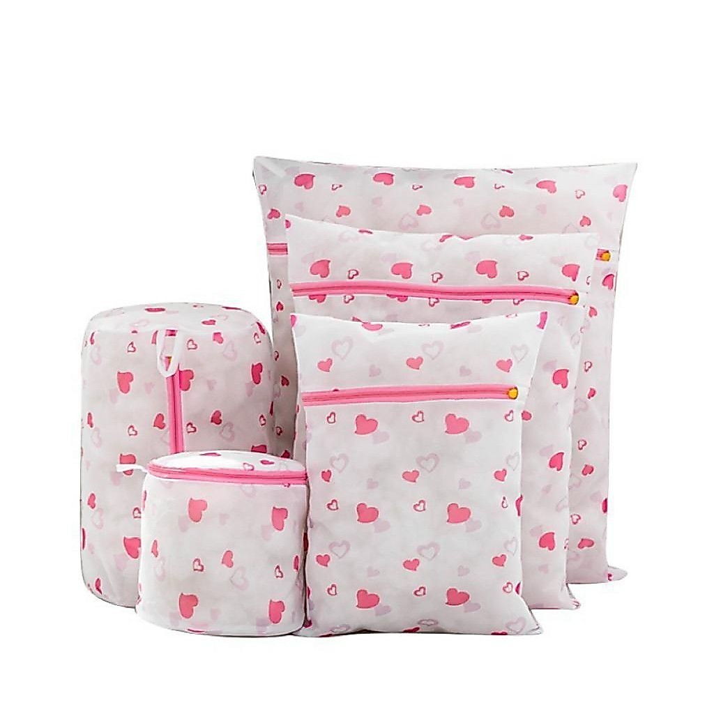 Kit 5 Saco De Lavar Roupas Delicadas Luxo Multiuso Organiza 5.0