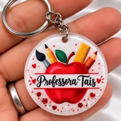 Chaveiros personalizados Dia dos Professores