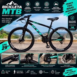 bike aro 29, MTB aro 29, bicicleta para adulto, bicicleta para trilha,KSW XLT100 12 Velocidades Com Freios Hidráulicos