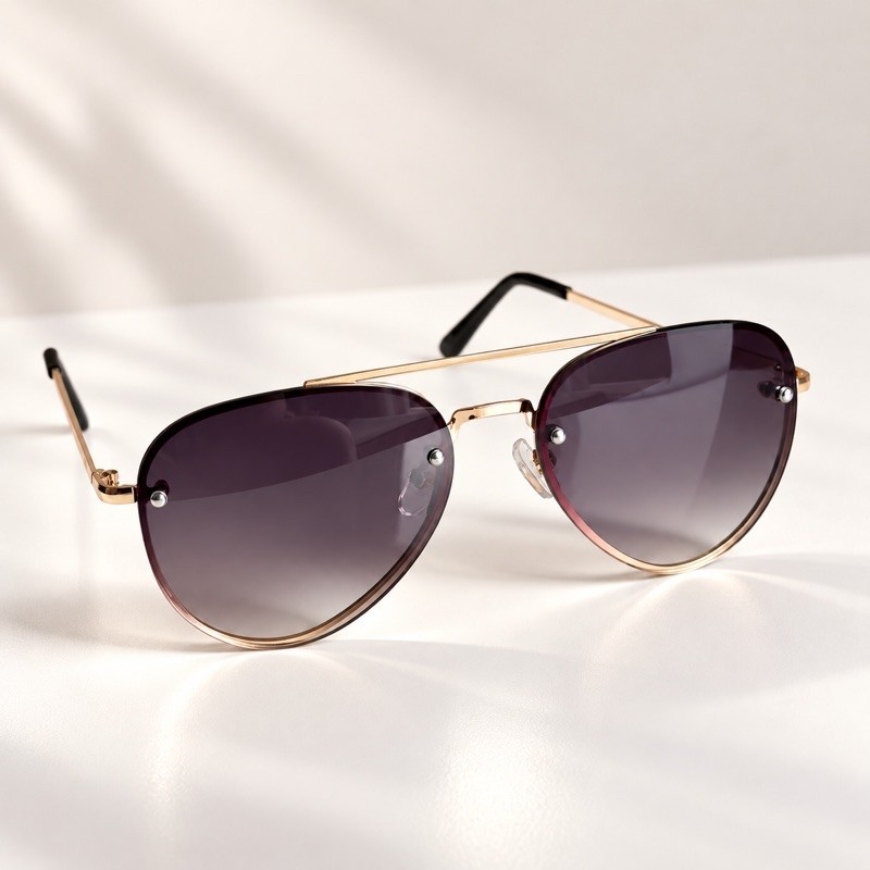 Óculos de Sol Aviador Feminino Unissex Masculino Luxo UV400 Armação Metal Várias Cores