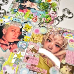 Chaveiro Toploader Deco Porta Photocard Fanmade Kpop Anime