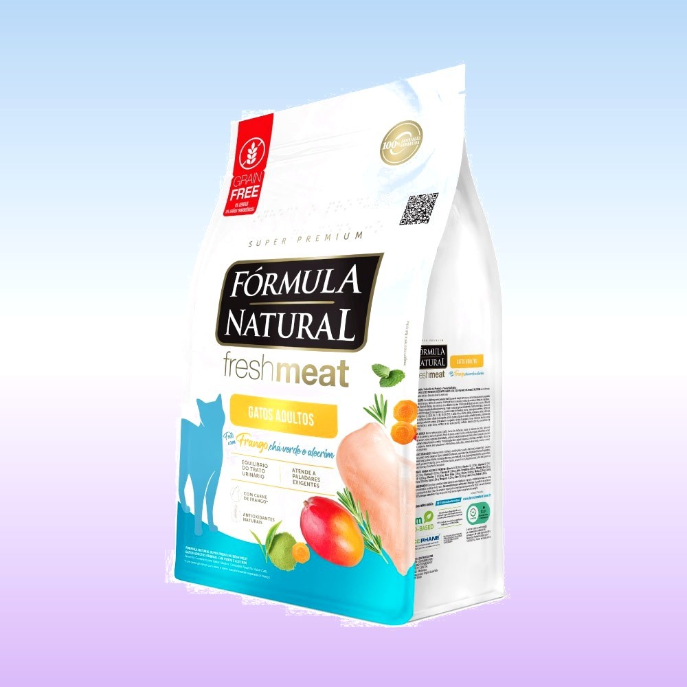 Ração Seca Fórmula Natural Fresh Meat Gatos Adultos Sabor Frango 10,1 KG Adimax
