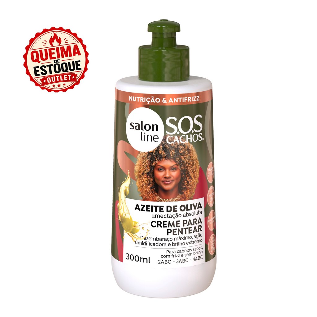 Creme Para Pentear SOS Cachos Azeite de Oliva 300ml