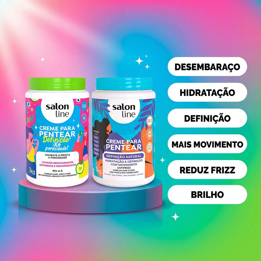 Kit Duplinha com 2 Cremes para Pentear Xô Porosidade + Definição Natural · foto 2