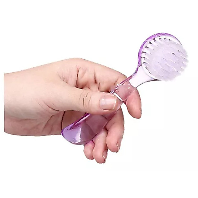 Escova Escovinha P/ Limpeza Unha Acrílico Fibra Acrigel Gel