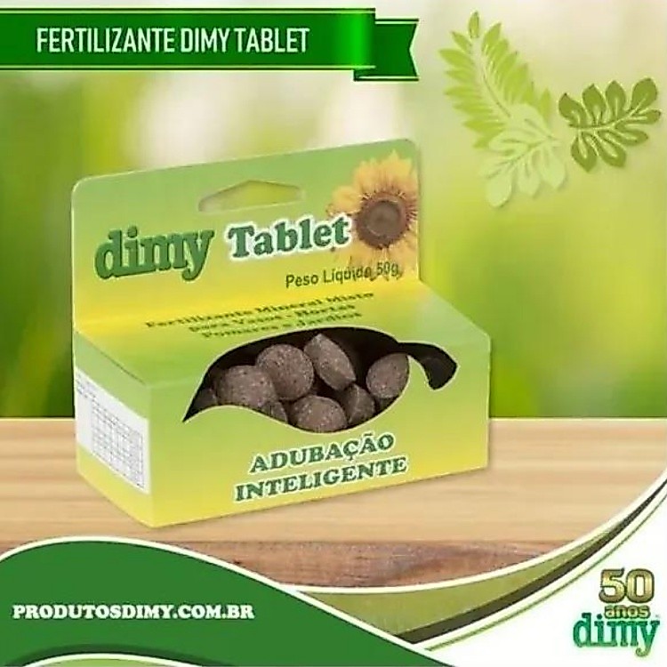 Adubo Completo Uso Doméstico Misto e Inteligente Para Hortaliças - Flores - Horta - Vasos - Jardinagem- - Dimy 50g