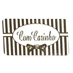 100 Etiquetas Com Carinho Cod 750 (Ms)
