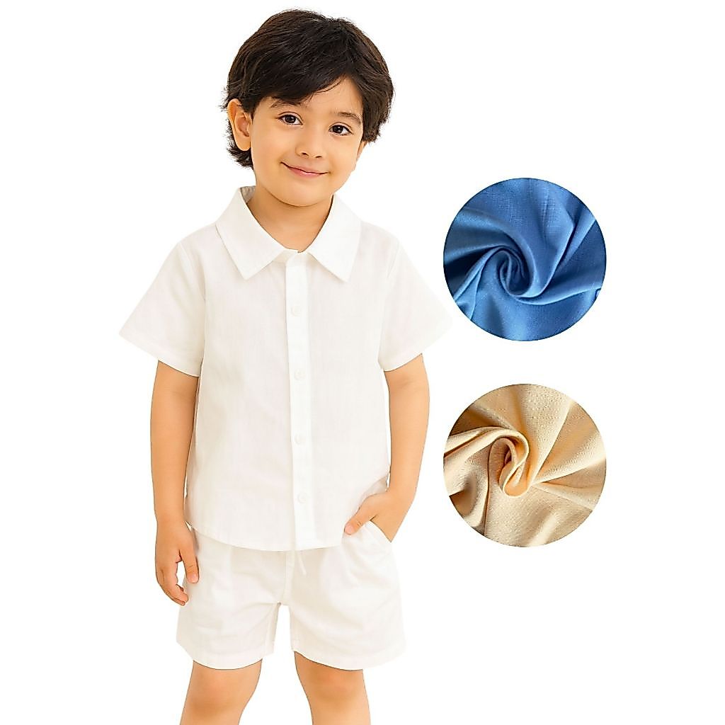 Conjunto Social Infantil Menino Short e Camiseta Viscose 2 ao 10
