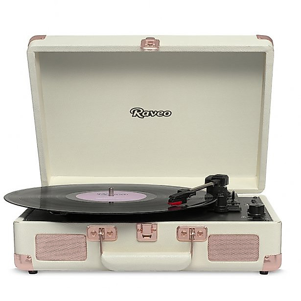 Vitrola Sonetto Rose Gold, Bluetooth USB Bivolt Rose Raveo