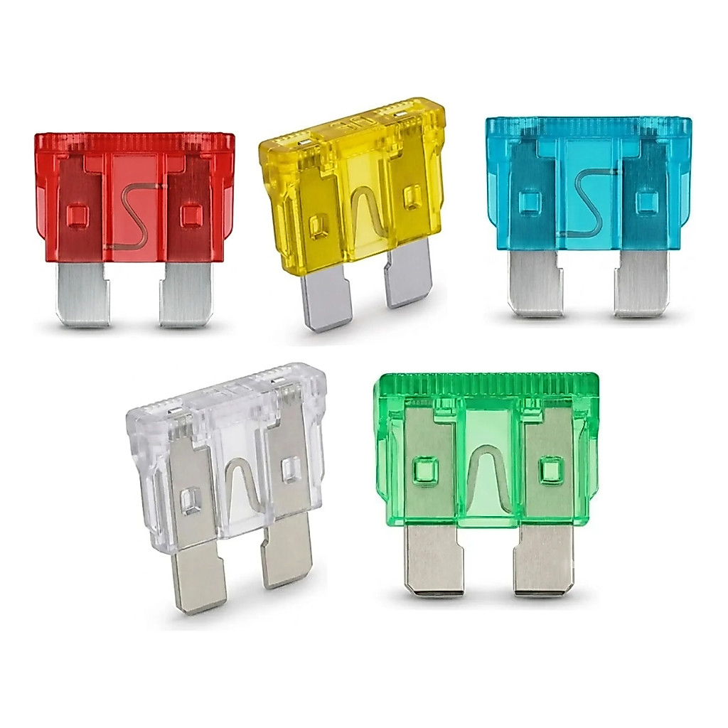 Kit 50pcs Fusivel Lamina 10 15 20 25 30a Universal