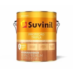 Verniz Proteção Tripla Brilhante à base de solvente 3,6L Suvinil