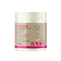 Ativador de cachos Cachos Apice 500G Ativador de cachos Modelador N