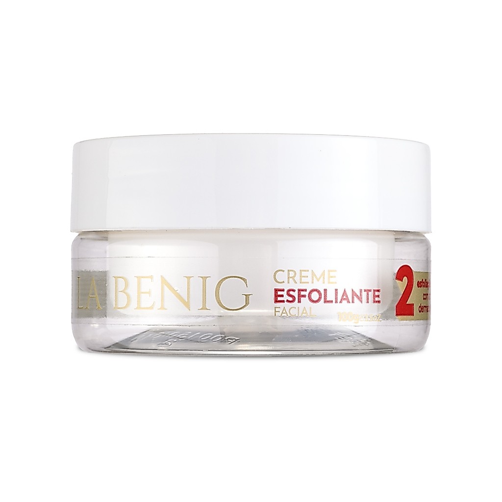 Creme Esfoliante Facial Higienização Preparo Sobrancelhas Skin Care La Benig 100g