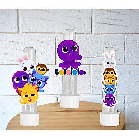 Apliques Personalizados para Tubetes Bolofofo Festa Infantil Aniversário Lembrancinhas Personalizadas