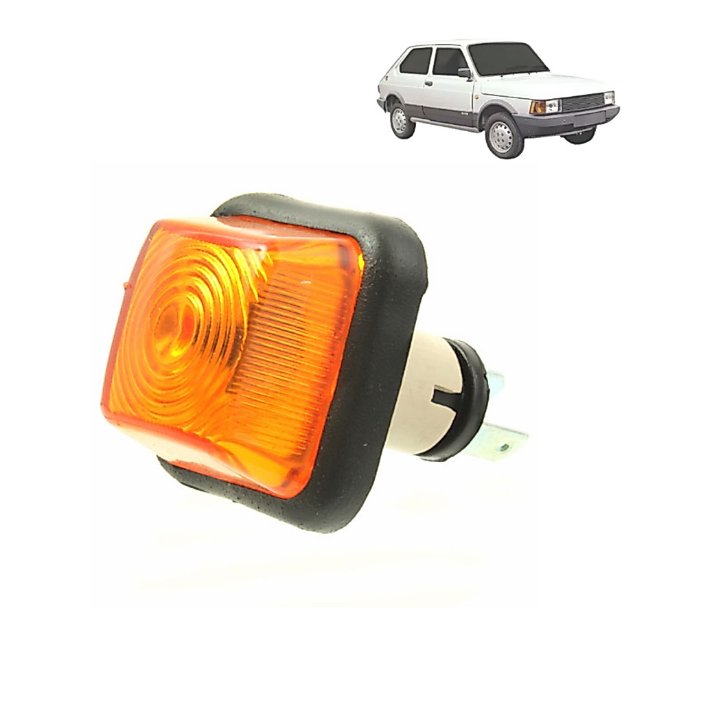 Lanterna lateral Fiat 147 1976 a 1986 cor Ambar ou Cristal