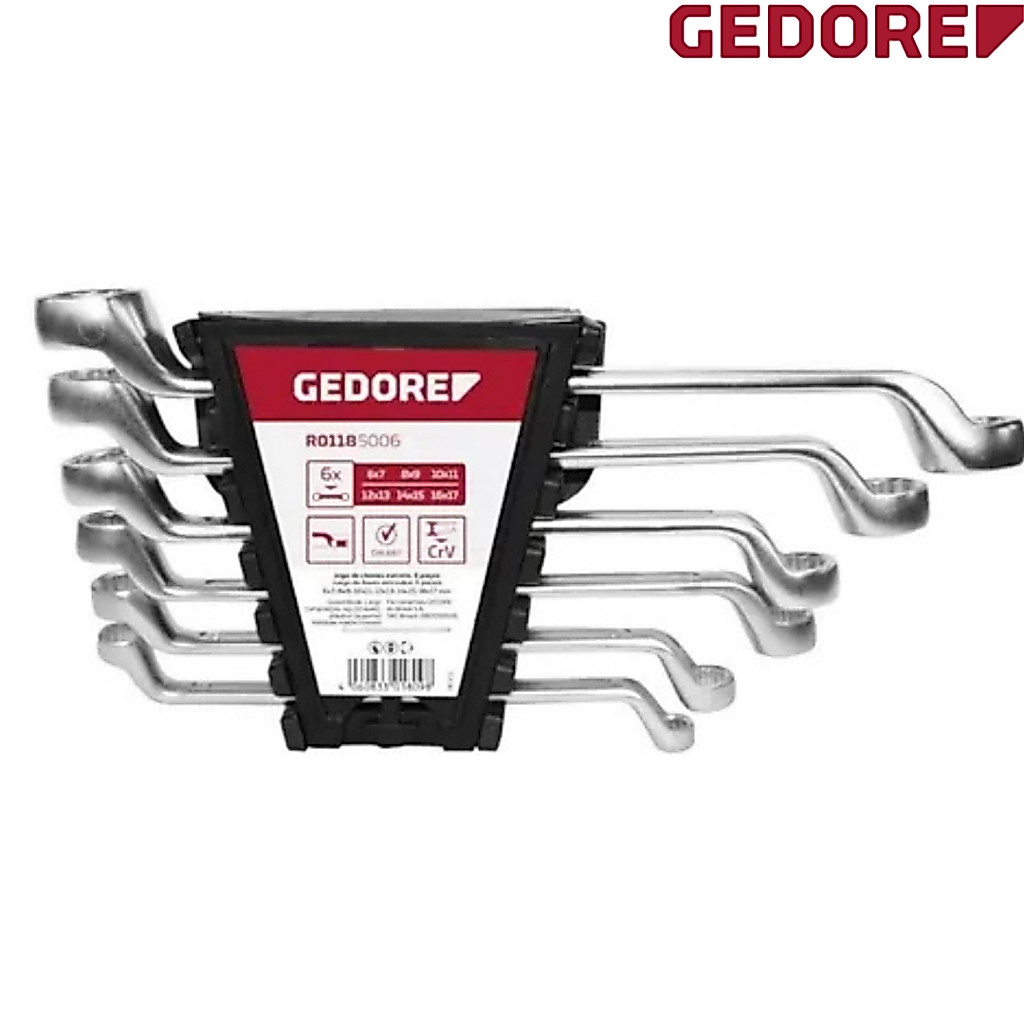 JOGO DE CHAVE ESTRELA 6-17 6 PCS R01185006 GEDORE