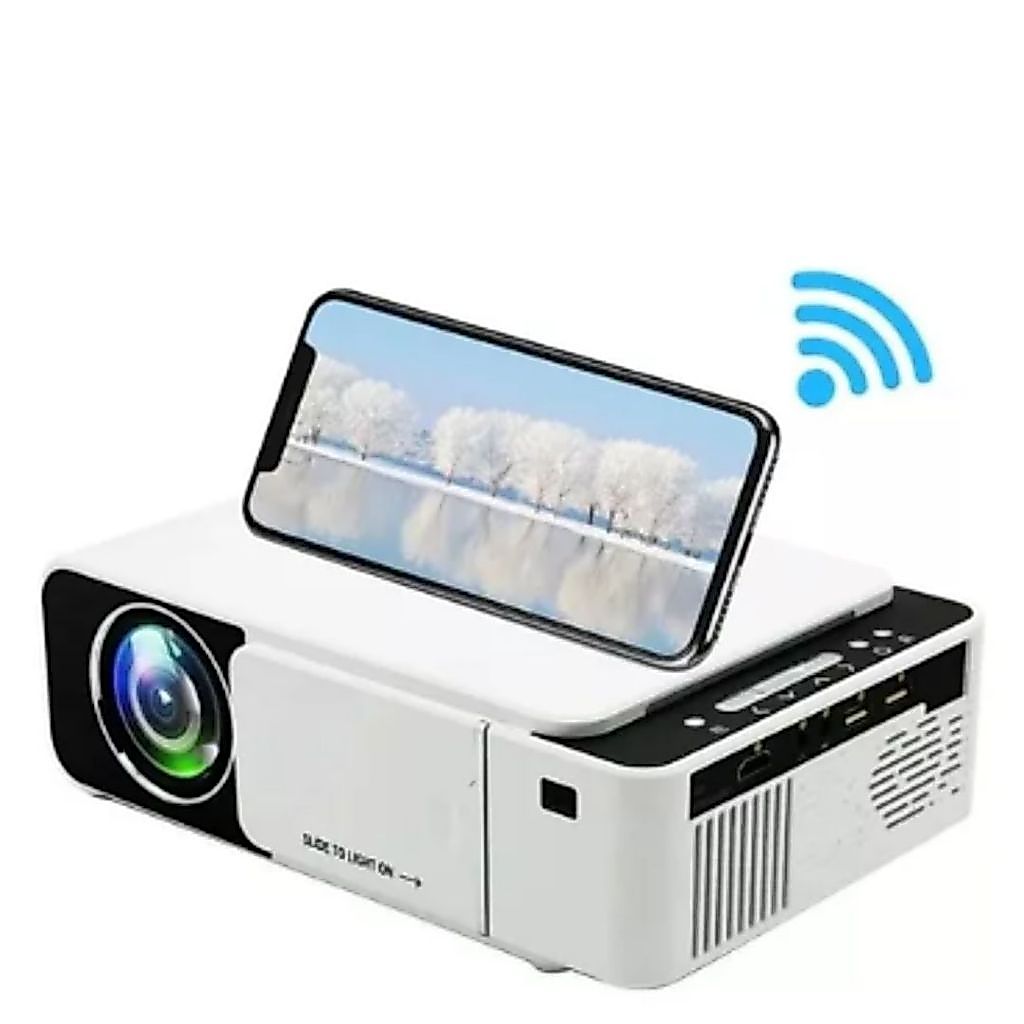Projetor Wi Fi Datashow Retroprojetor Wifi Hdmi Vga Usb Sd