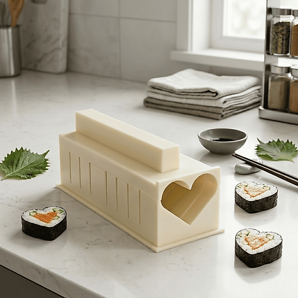 Molde Para Sushi Forma Plástico 19,5 CM Preparo Rápido E Fácil PVC CHEF D