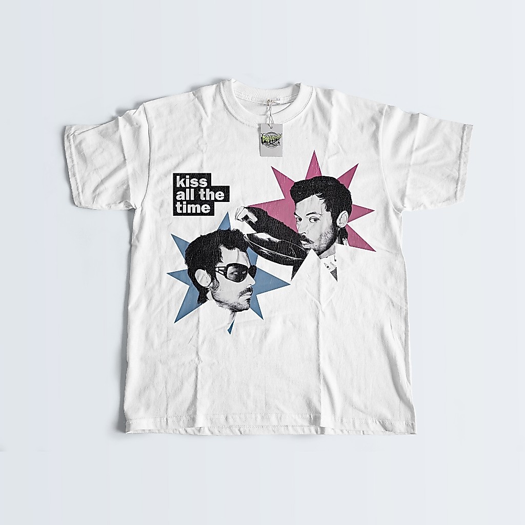 CAMISETA - HARRY STYLES -  KISS ALL THE TIME DISCO OCCASIONALLY - TOGETHER TOGETHER TOUR - 100% ALGODÃO  + BRINDES