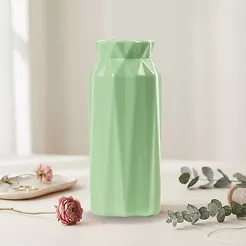 Vaso Decorativo - Glam - Verde Eucalipto - 15,5cm - 1 unidade - Rizzo