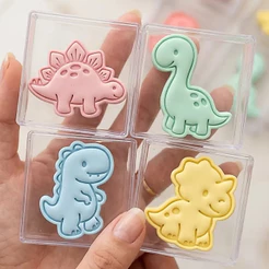 Ejetor DINOSSAURO para Doces | Cortador e Marcador para Brigadeiro, Biscuit e Biscoito