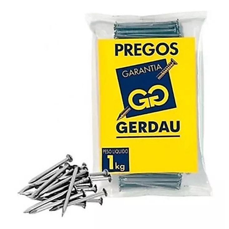 Pacote Kg Prego 18x27 Para Construção