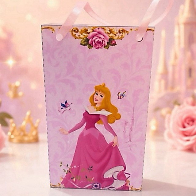SACOLINHA P BELA ADORMECIDA PERSONALIZADO / Lembrancinha de festa/ Aniversário