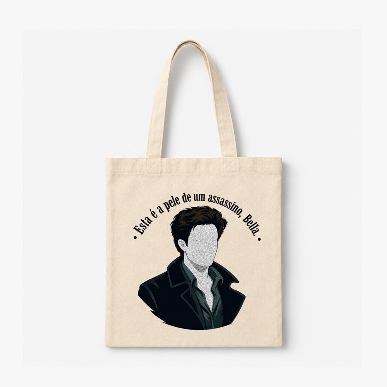 Bolsa Sacola Ecobag Twilight Crepúsculo 38 x 40 estampada