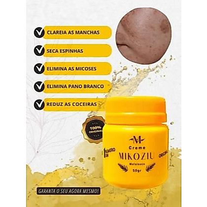 Pomada Micosan Mikoziu 50g - Clareia Manchas e Combate Micoses — imagem 2 de 2