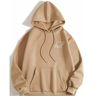 Moletom Canguru Unissex Feminino e Masculino Casaco Com Capuz Flanelado Blusa de Frio Moleton Algodão Planeta