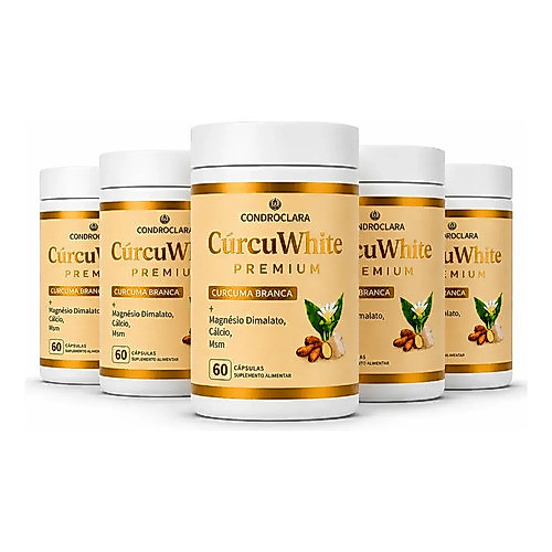 Kit 5x Cúrcuwhite Premium Mais Conforto E Flexibilidade