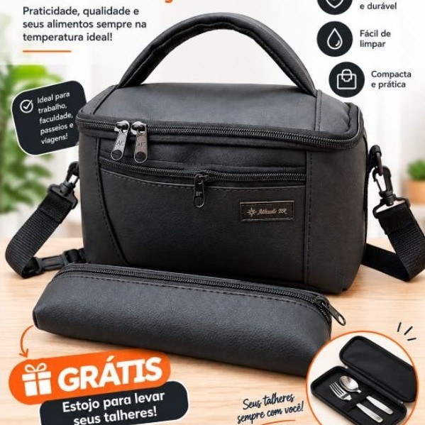 bolsa térmica porta marmita, lancheira fitnes, piquenique, bebês ideal para levar em segurança e na temperatura ideal