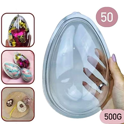 10~50 EMBALAGEM BISTER OVO DE PÁSCOA 500 GRAMAS BLISTER BWB (CHOCO)