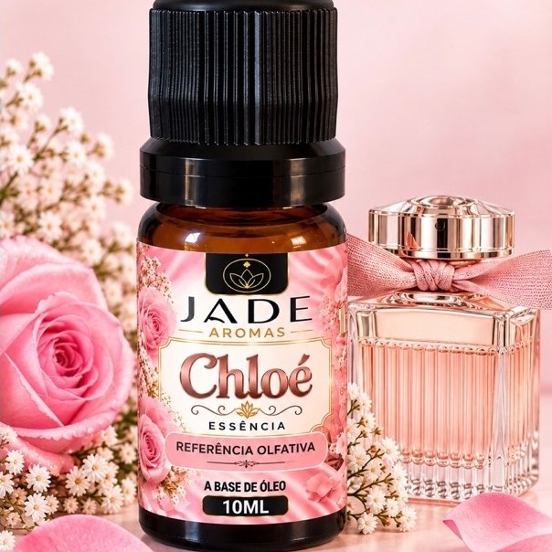 Essência Chloé Jade Aromas 10ml a base de óleo - Inspiração Floral Sofisticada