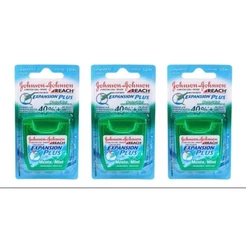kit com 3 Fio Dental Reach Expansion Plus Menta Johnson's
