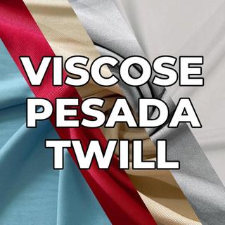 1 Metro Tecido Viscose Pesada Twill | Viscose Sarjada Encorpada (1m x 1.50m)