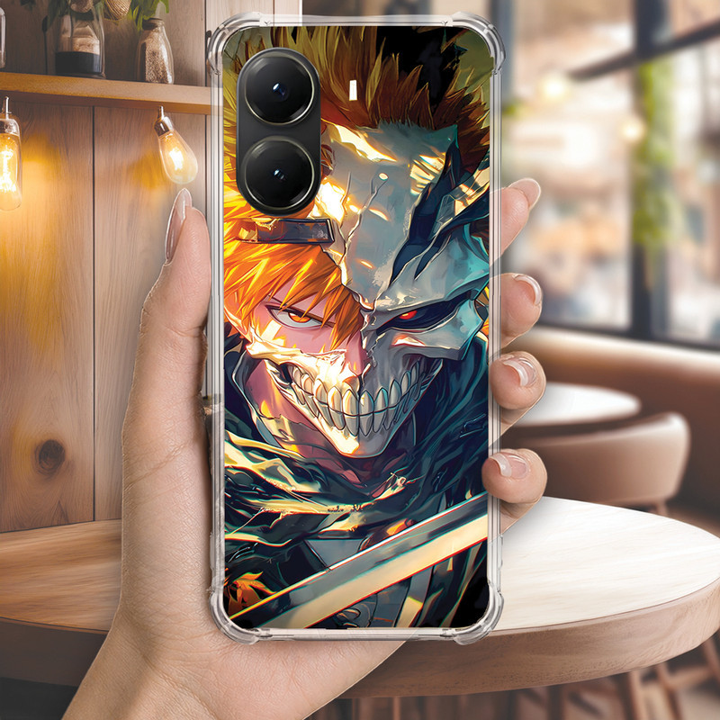 Capinha Capa (3421) BLEACH ANIME para XIAOMI MI,13,LITE,12,11,PRO,4G,5G,9,8,REDMI,NOTE,14,PLUS,11T