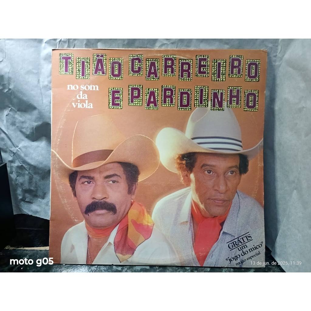 Lp Tião Carreiro E Pardinho - No Som Da Viola Vg+ Otimo