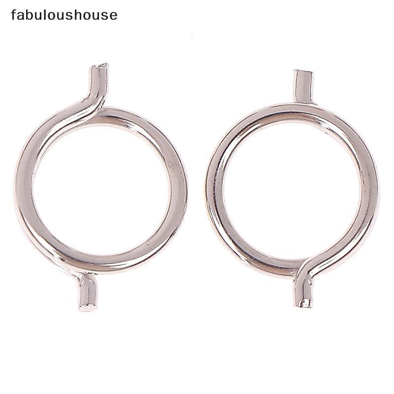 2 Pçs Chien Osso Tesoura Acessórios Mola Fio Diâmetro 1.8mm Exterior 15mm Niel Banhado De Torção De Aço