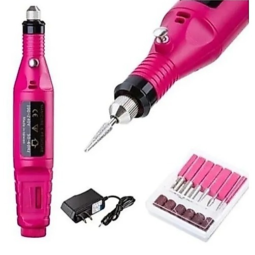 Lixadeira Unha Lixa Elétrica Profissional Bloco Motor Bivolt Manicure