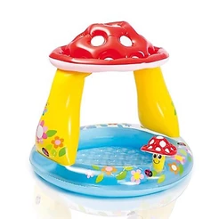 Piscina para Bebês Inflável com Toldo de Cogumelo Intex