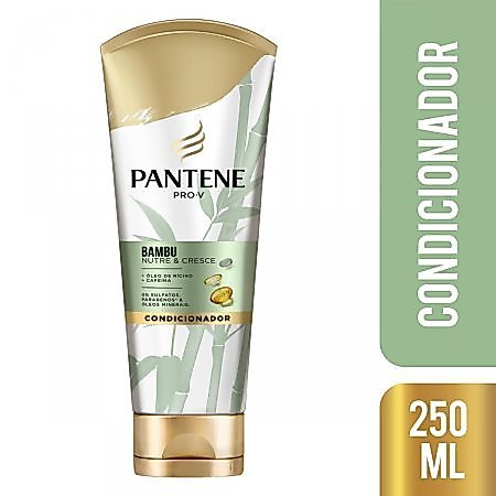 Condicionador Pantene Bambu Nutre & Cresce 250ml | Fortalecimento, Hidratação e Fios + Resistentes