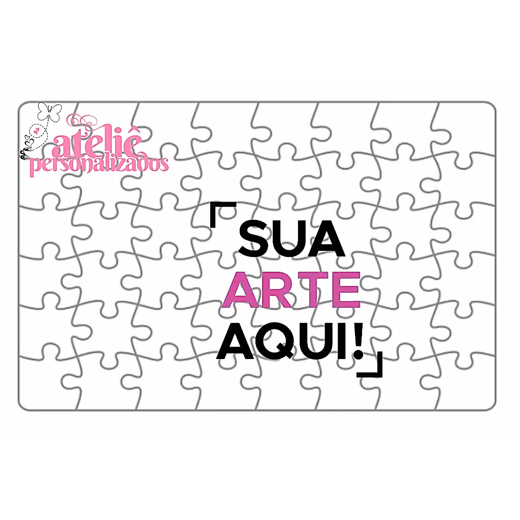 QUEBRA-CABEÇAS PERSONALIZADO 48 PEÇAS LEMBRANCINHA ANIVERSARIO DECORAÇÃO