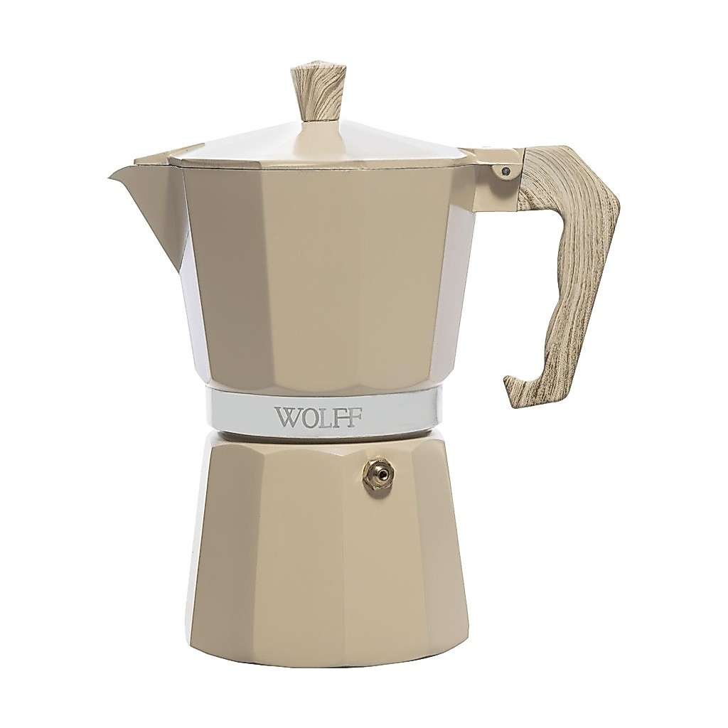 Cafeteira Italiana De Alumínio 6 Doses Wolff - Modelo 20629