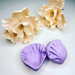 Molde Silicone Frisador Da Flor Peônia