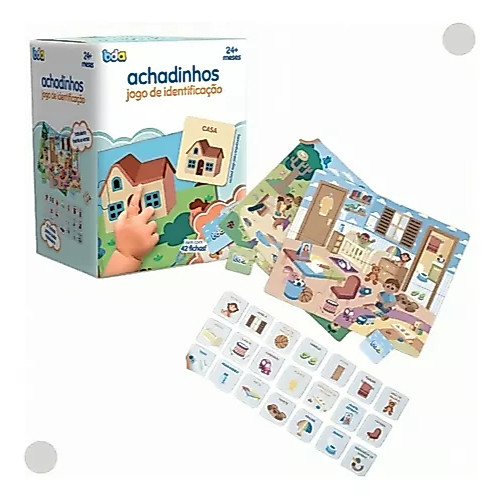 BRINQUEDO JOGO EDUCATIVO ACHADINHOS DE IDENTIFICAÇÃO TOYSTER 3193
